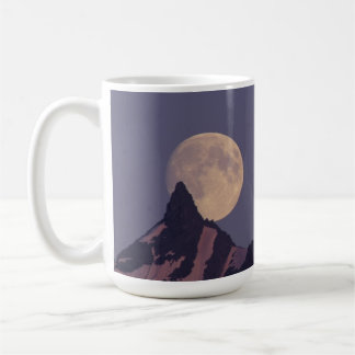 Mug Pleine lune se lève | Montagnes Chugach Alaska