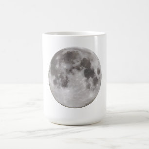 Mug Pleine lune sur le ciel dans la nuit