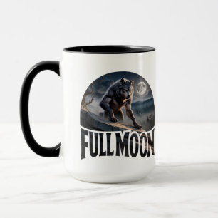Mug Pleine lune Werewolf - Imaginaire gothique Horreur