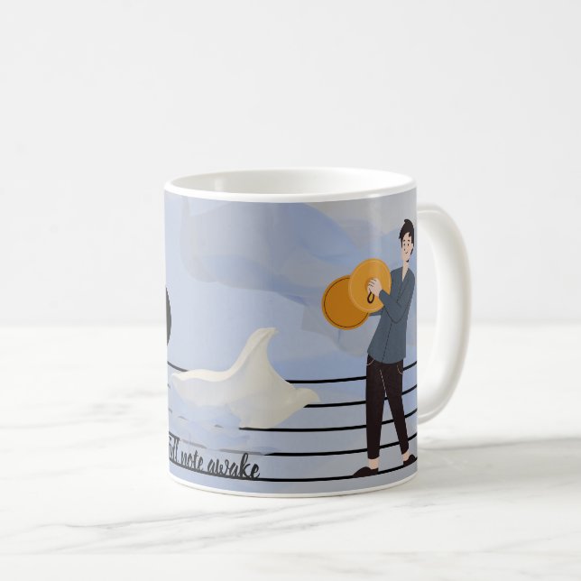 Mug Pleine Note Éveillée  (Devant droit)