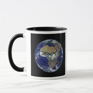 Mug Pleine Terre montrant l'Afrique et l'Europe