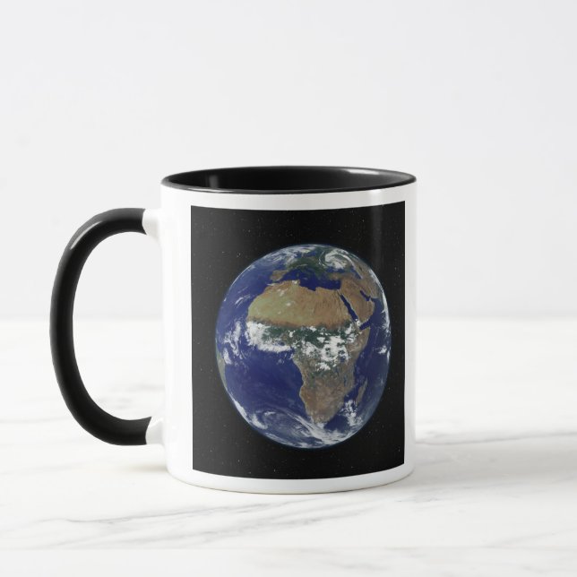 Mug Pleine Terre montrant l'Afrique et l'Europe (Gauche)
