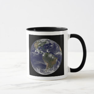 Mug Pleine Terre montrant l'Amérique du Nord et l'Amer
