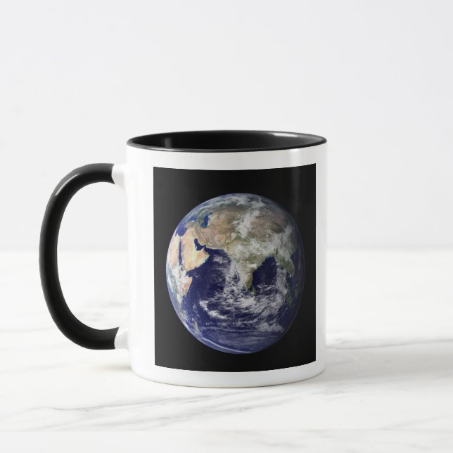 Mug Pleine Terre montrant l'Europe et l'Asie (Gauche)