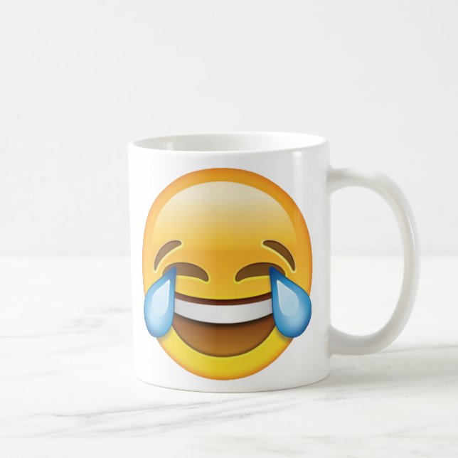 Mug Pleurer de rire Larmes de joie émoji (Droite)