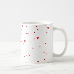 Mug pleuvoir des coeurs