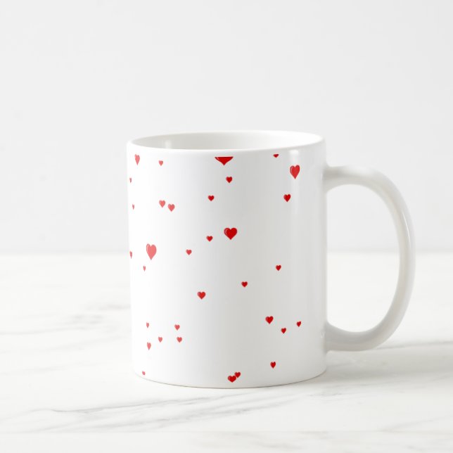 Mug pleuvoir des coeurs (Droite)
