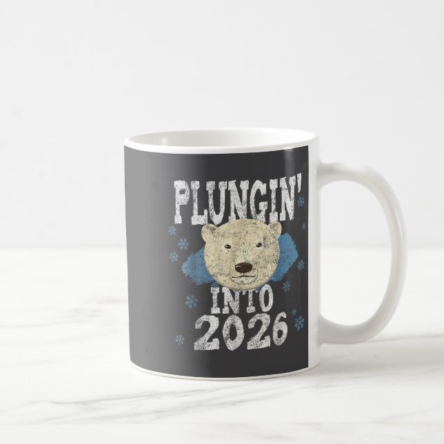 Mug Plongeon de Lar Bear - Plongeon dans le froid de l (Droite)
