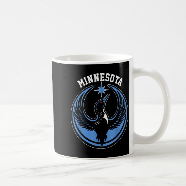 Mug Plongeon Rebelle Minnesota Nouvelle Mn Graphisme (Droite)