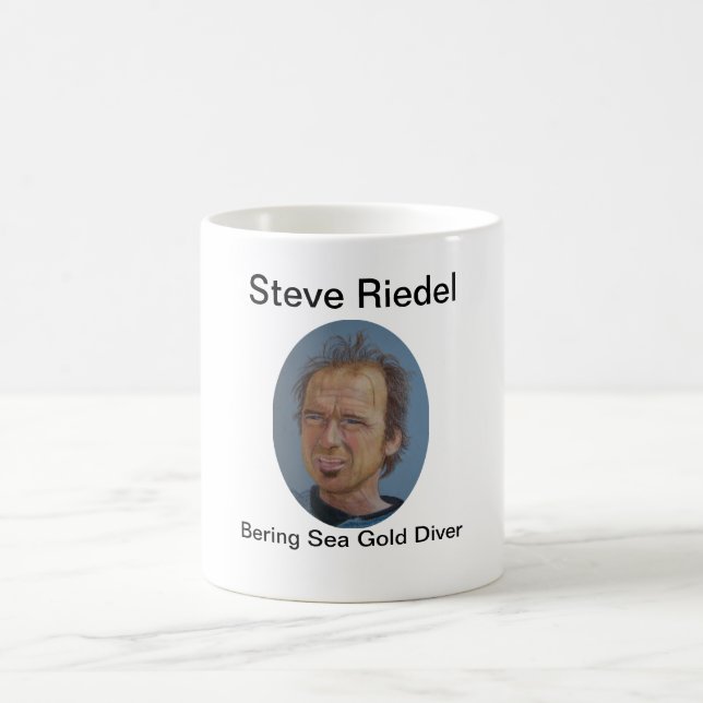 Mug Plongeur d'or de mer de Steve Riedel-Béring sur la (Centre)