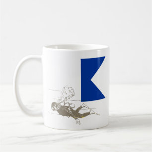 Mug Plongeur en plongée