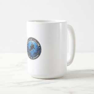 Mug Plongeur en scaphandre nageant à l'intérieur d'un