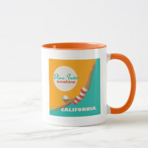 Mug Plongez Dans Le Soleil   Californie