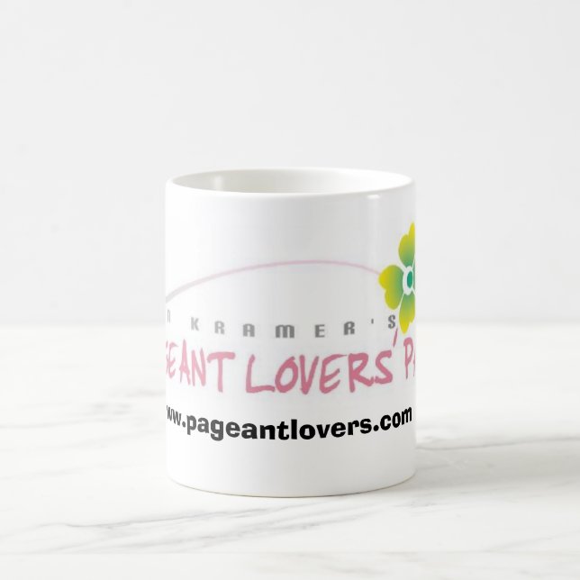 Mug PLP8, www.pageantlovers.com - customisé (Centre)