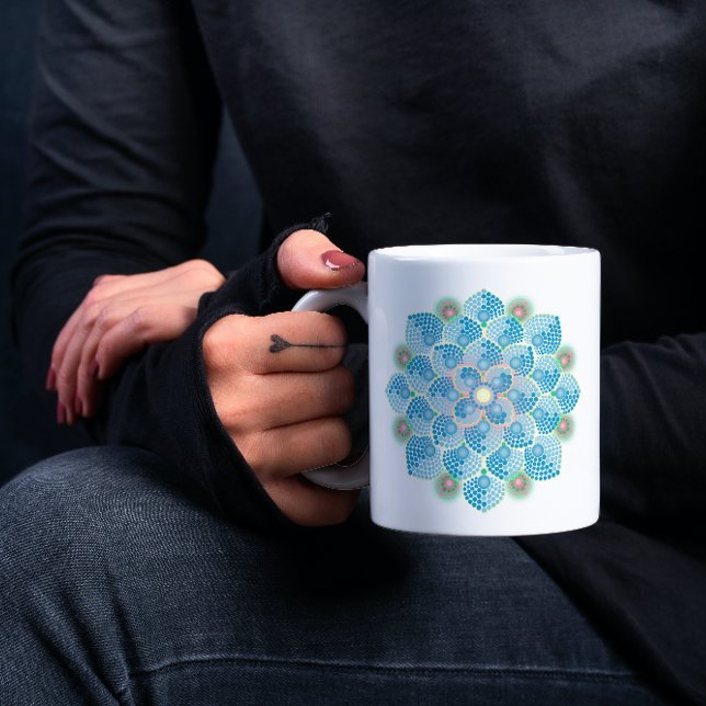 Mug Pluie estivale Mandala (Créateur téléchargé)