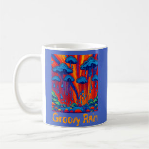Mug Pluie Groovy Style Rétro