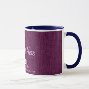 Mug Plum de base, votre texte ici