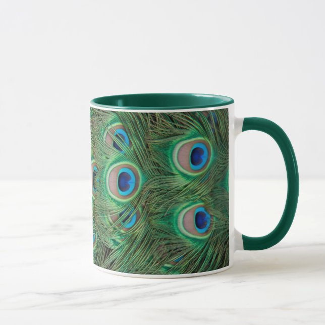 Mug plumage de paon (Droite)