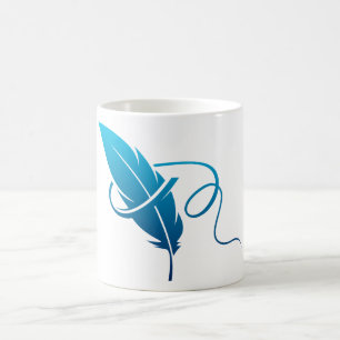 Mug Plume bleue