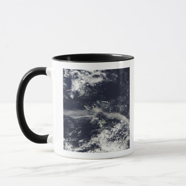 Mug Plume de cendres de Soufriere Hills, Montserrat (Gauche)
