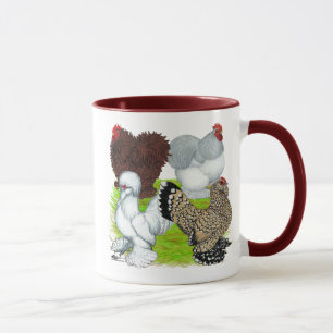 Mug Plume de coqs nains à jambes