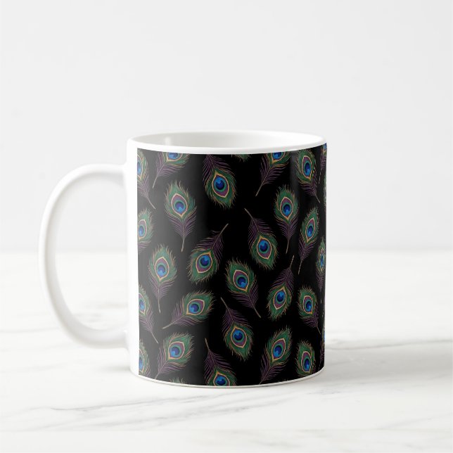 Mug plume de paon (Gauche)