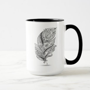 Mug Plume tribale inspirée