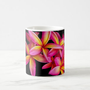 Mug Plumeria rose assez photo florale