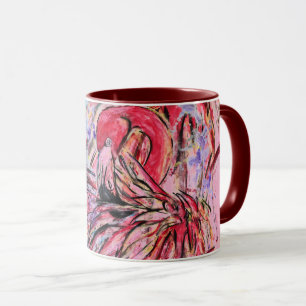 Mug Plumes au rose