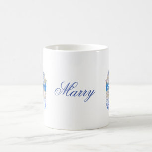 Mug Plumes bleues