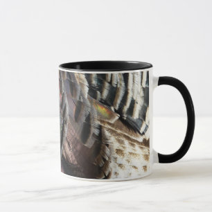 Mug Plumes de Dindon Sauvage I Design Abstrait de la N