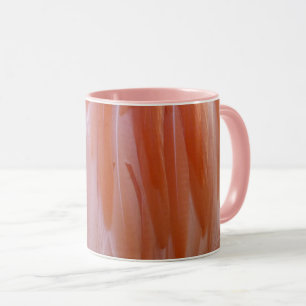 Mug Plumes de Flamant en Nuances de Rose