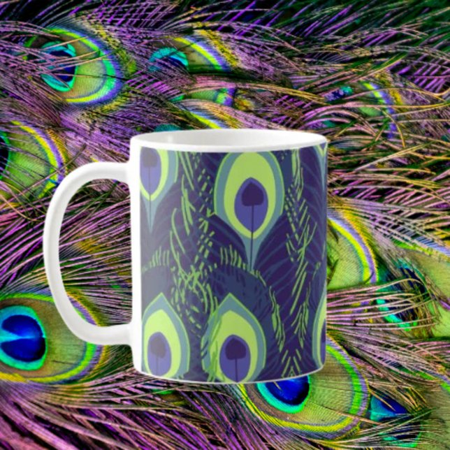 Mug Plumes de Paon (Créateur téléchargé)