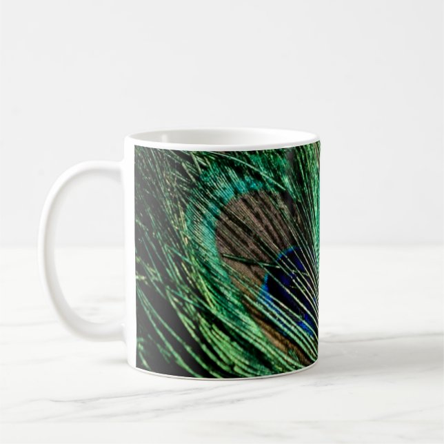Mug Plumes de paon Lucky (Gauche)