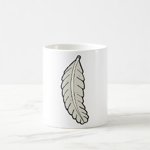 Mug Plumes dessinées à la main Nature minimaliste
