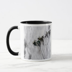 Mug Plumes du volcan Okmok, îles Aléoutiennes