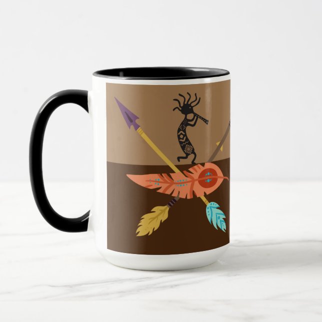 Mug Plumes et Kokopelli Sud-Ouest (Gauche)