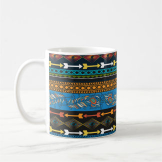 Mug Plumes ethniques : Broderie Boho Chic