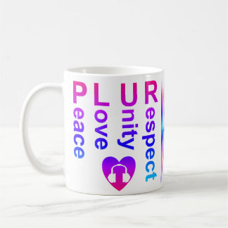 Mug PLUR (Respect de l'unité de l'amour de la paix)