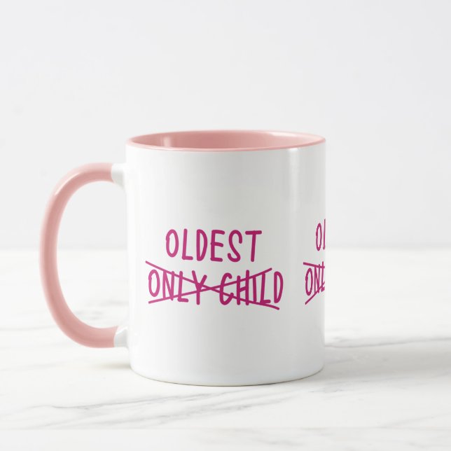 Mug Plus âgé avec Enfant unique barré (Gauche)