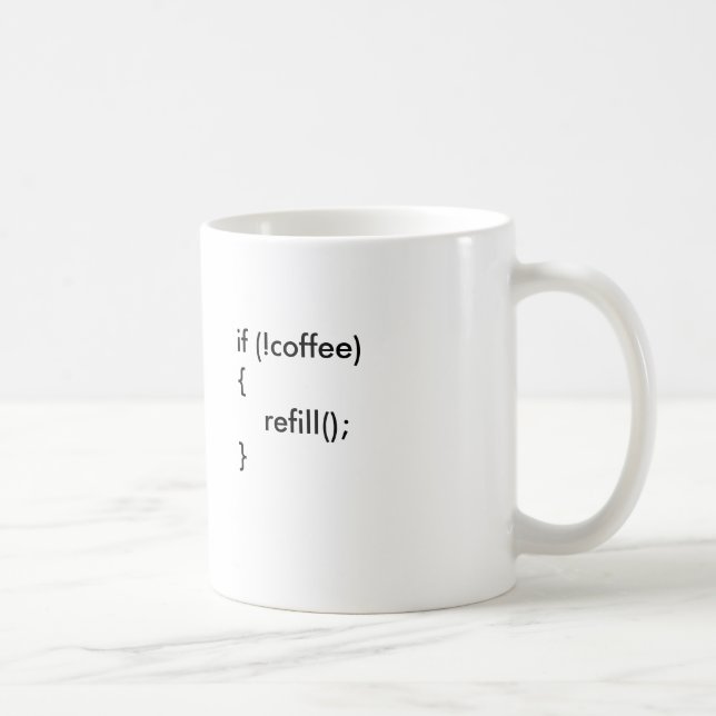 Mug Plus de café (Droite)