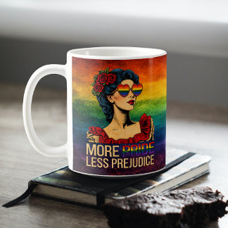 Mug Plus de fierté moins de préjugés Mois de la fierté