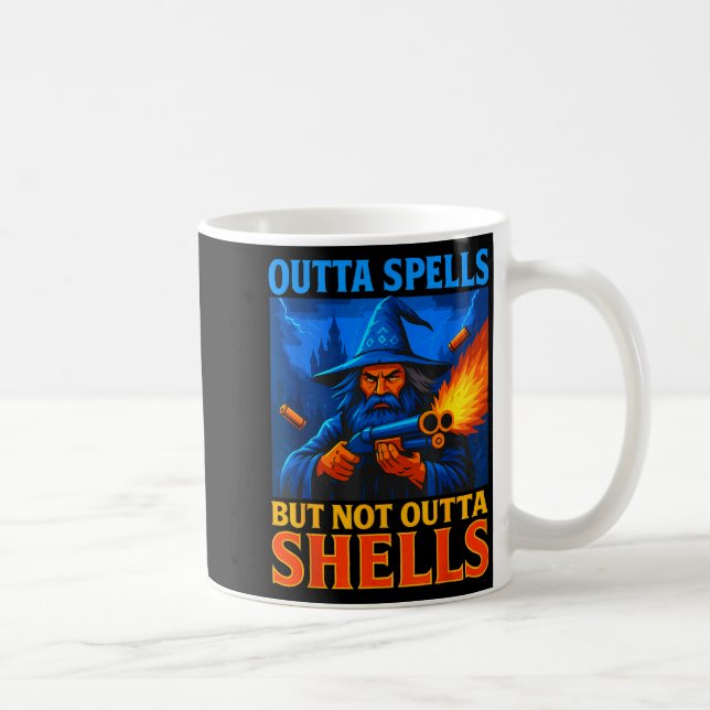 Mug Plus de sorts mais pas sans coquilles Magicien Fan (Droite)