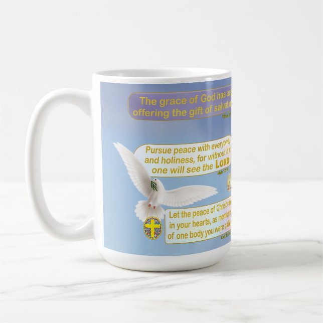 Mug plus de versets bibliques pour se réveiller ! (Gauche)