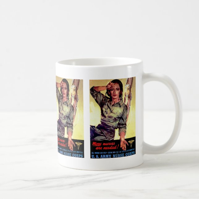 Mug Plus d'infirmières nécessaires (Droite)