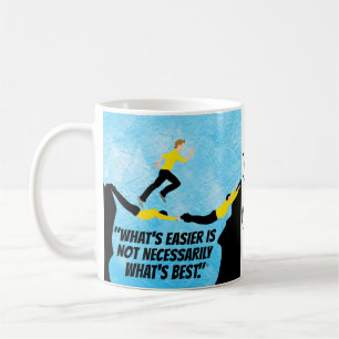 Mug "Plus facile contre meilleur"