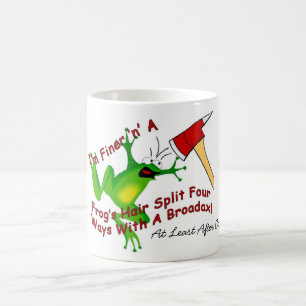Mug Plus fin "n" les cheveux d'une grenouille