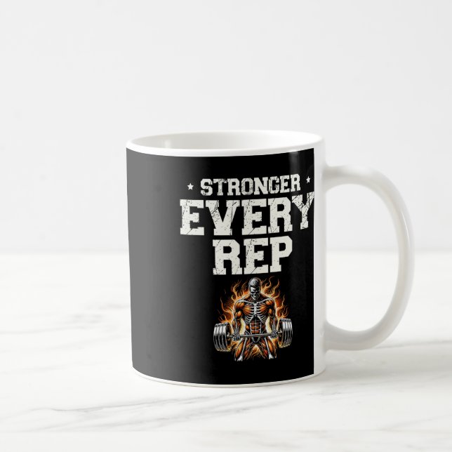 Mug Plus fort Chaque Rep Poids Poids Bodybuilding Body (Droite)