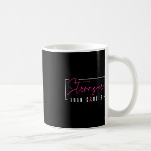 Mug Plus fort que le guerrier du cancer du sein Ruban