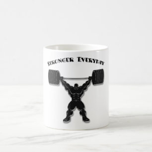 Mug Plus fort tous les jours - Hommes